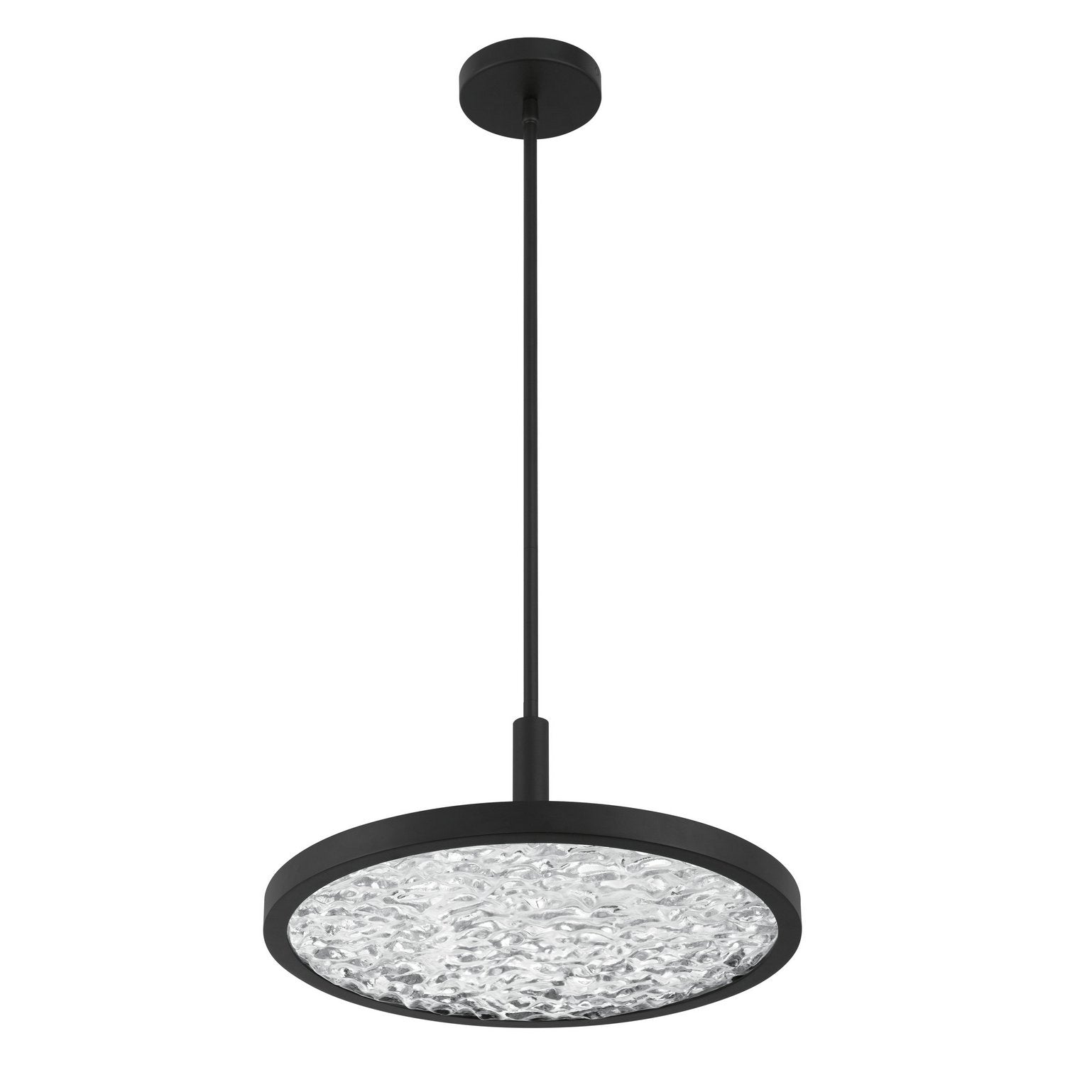 Éclairage Thesis 207417A Courtney LED Convertible Suspension en noir texturé