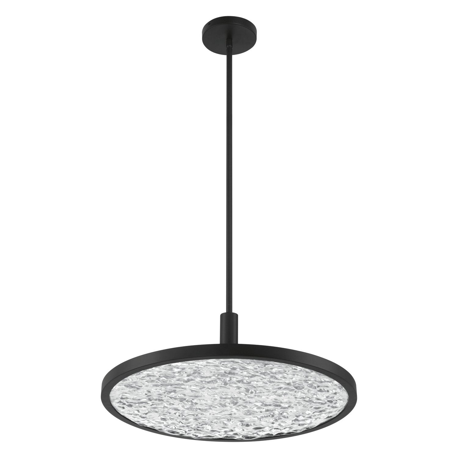 Éclairage Thesis 207419A Courtney LED Convertible Suspension en noir texturé