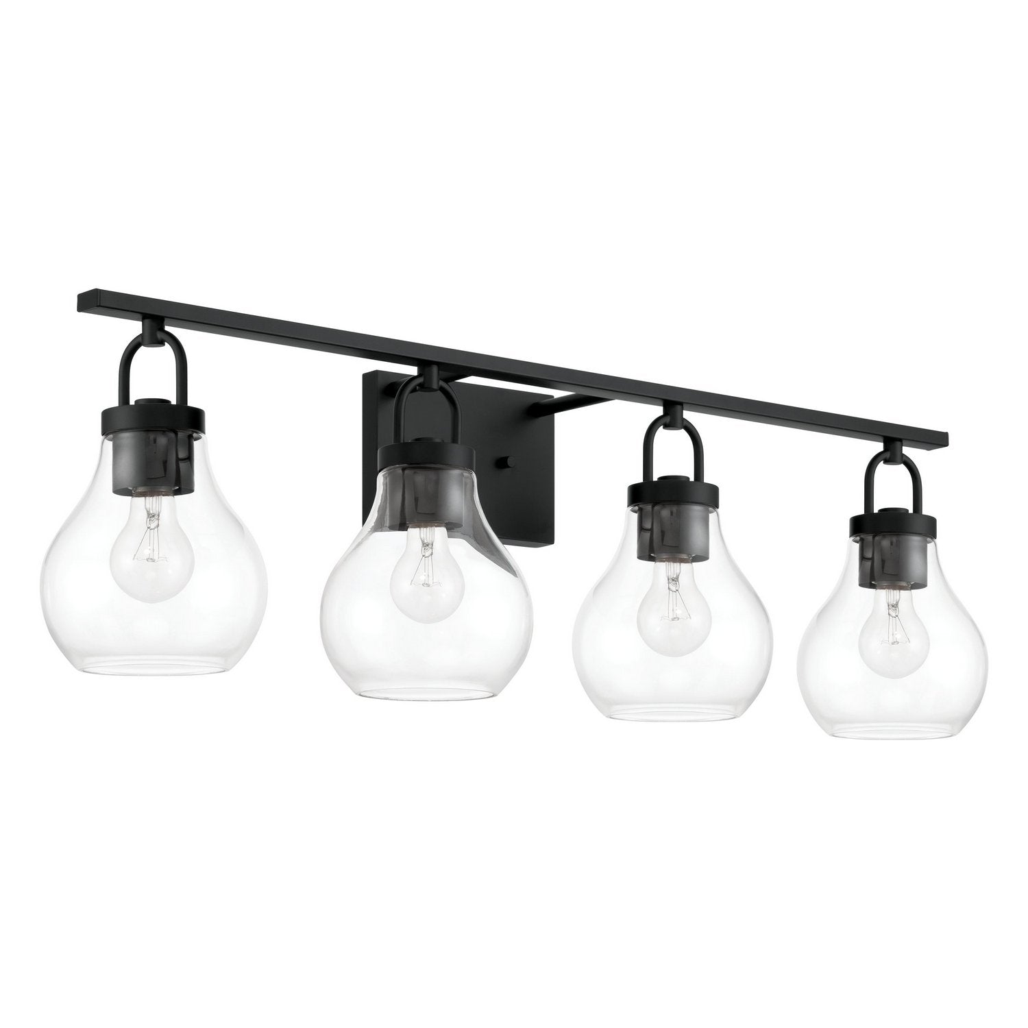 Thesis Lighting 207637A Mansfield Vanity in Matte Black