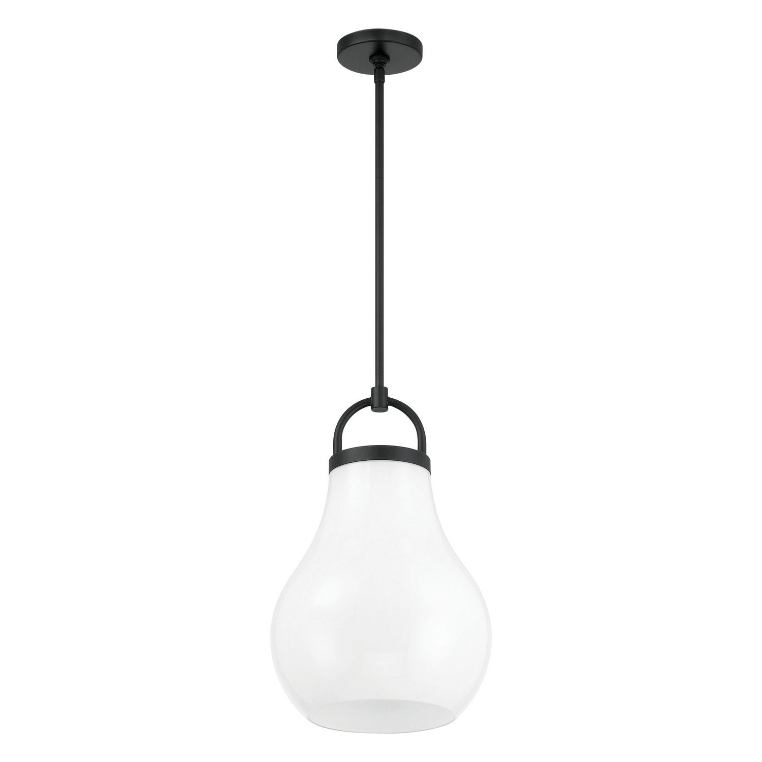 Thesis Lighting 207651A Mansfield Pendant in Matte Black