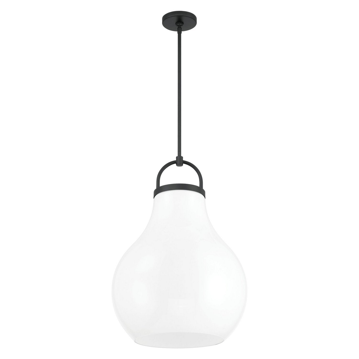 Thesis Lighting 207652A Mansfield Pendant in Matte Black