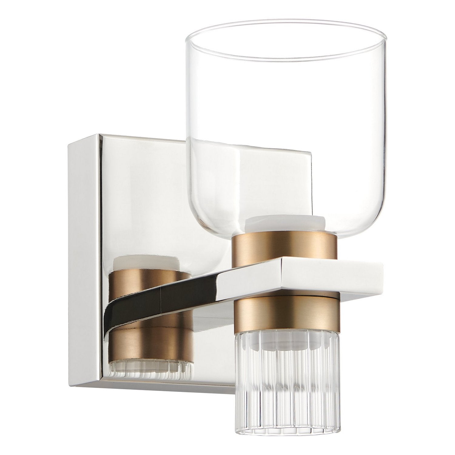 Thesis Lighting 207678A Amelia LED Vanity in Polished Nickel, Champagne Gold