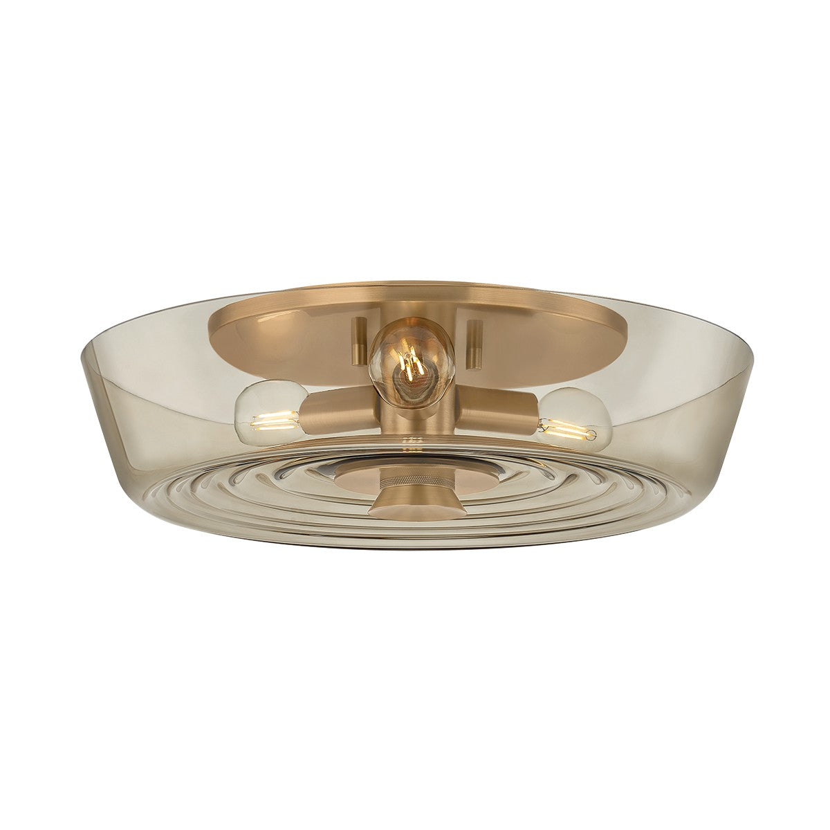 Troy Lighting Canada - C3916-PBR - Trois lampes Plafonnier - Théodore - Laiton patiné
