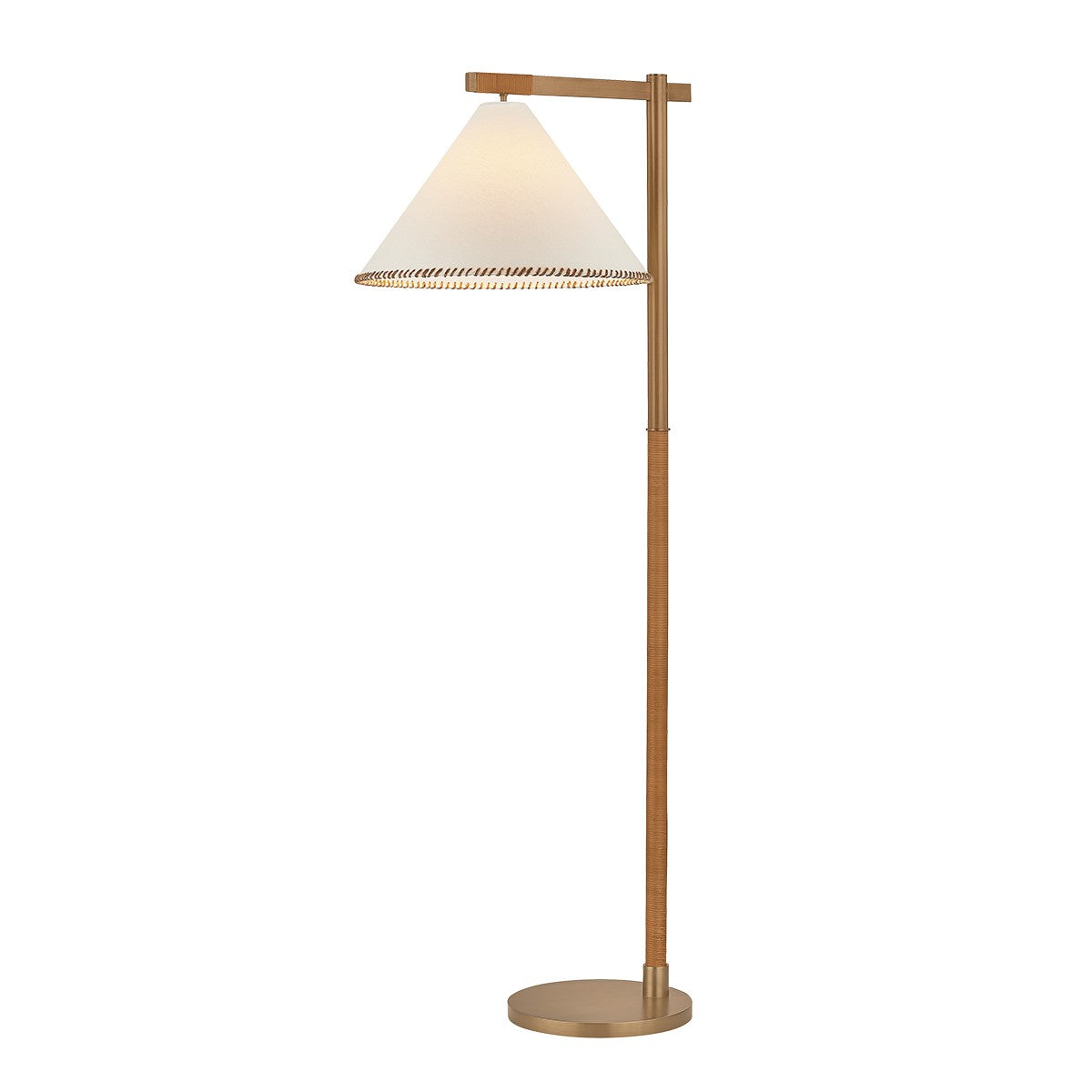 Troy Lighting Canada - PFL2560-PBR - Lampadaire à une lumière - Stoney - Laiton patiné