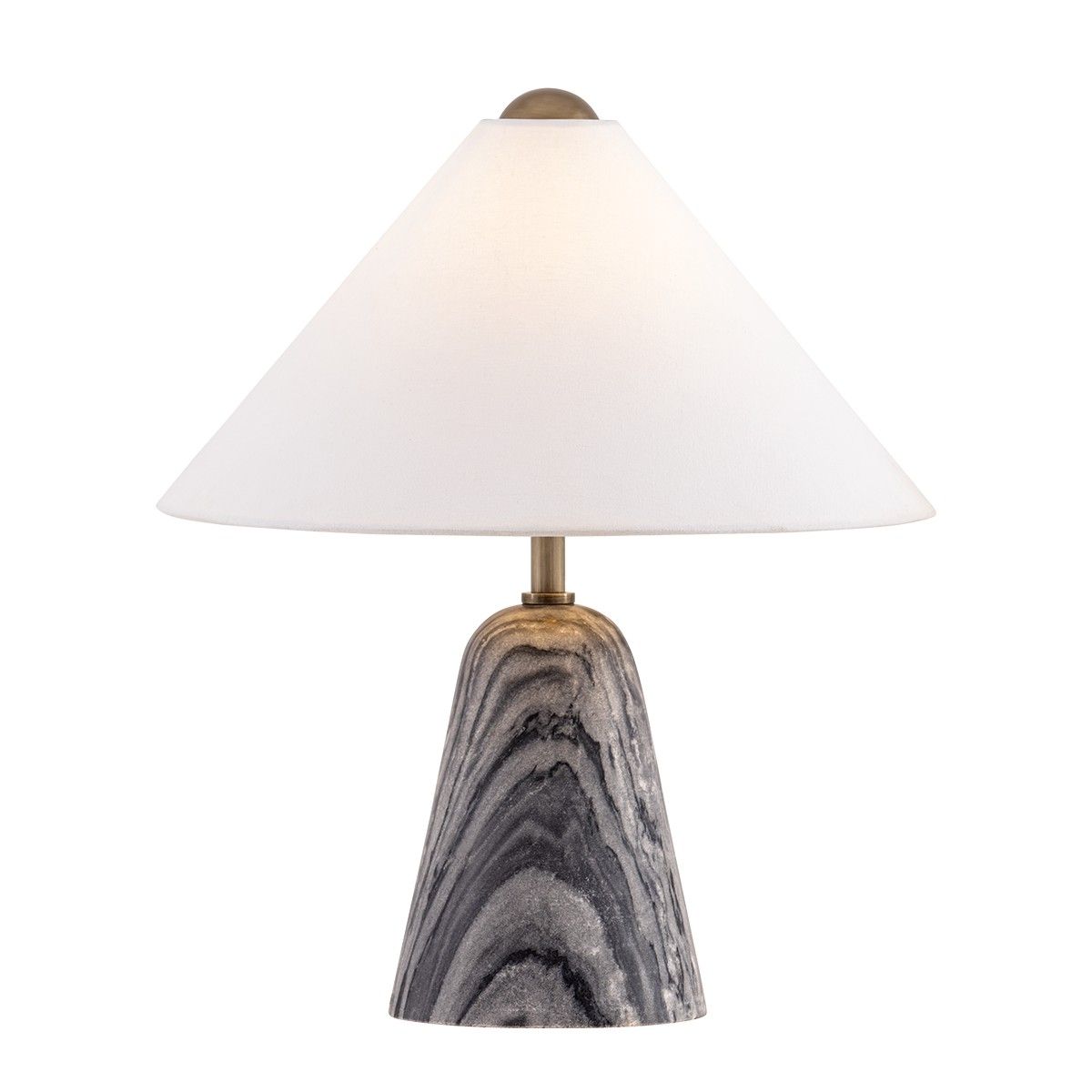 Troy Lighting Canada - PTL5024-PBR - Une lampe Lampe de table - Millbrae - Laiton patiné