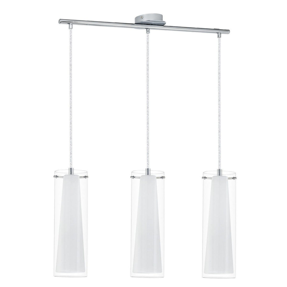 Eglo Canada - 89833A - Trois lumières Suspension - Pinto - Chrome
