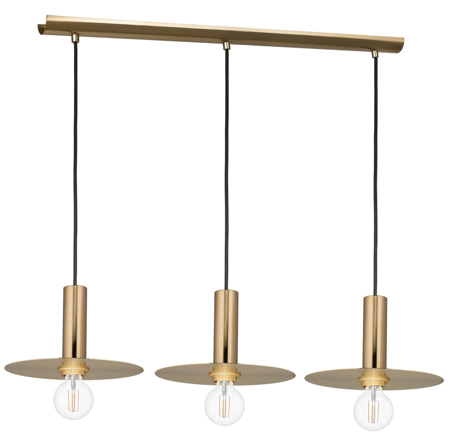 Eglo Canada - 900732A - Three Light Linear Pendant - Escandell - Brushed Gold