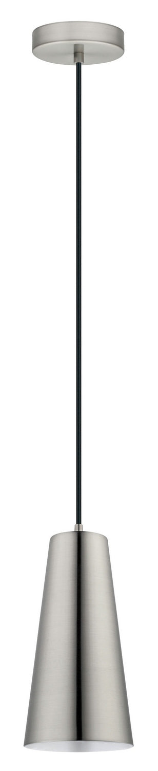 Eglo Canada - 201529A - One Light Pendant - Pratella 1 - Matte Nickel