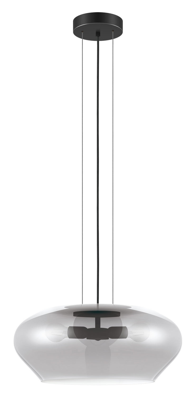 Eglo Canada - 39658A - Three Light Pendant - Priorat - Black
