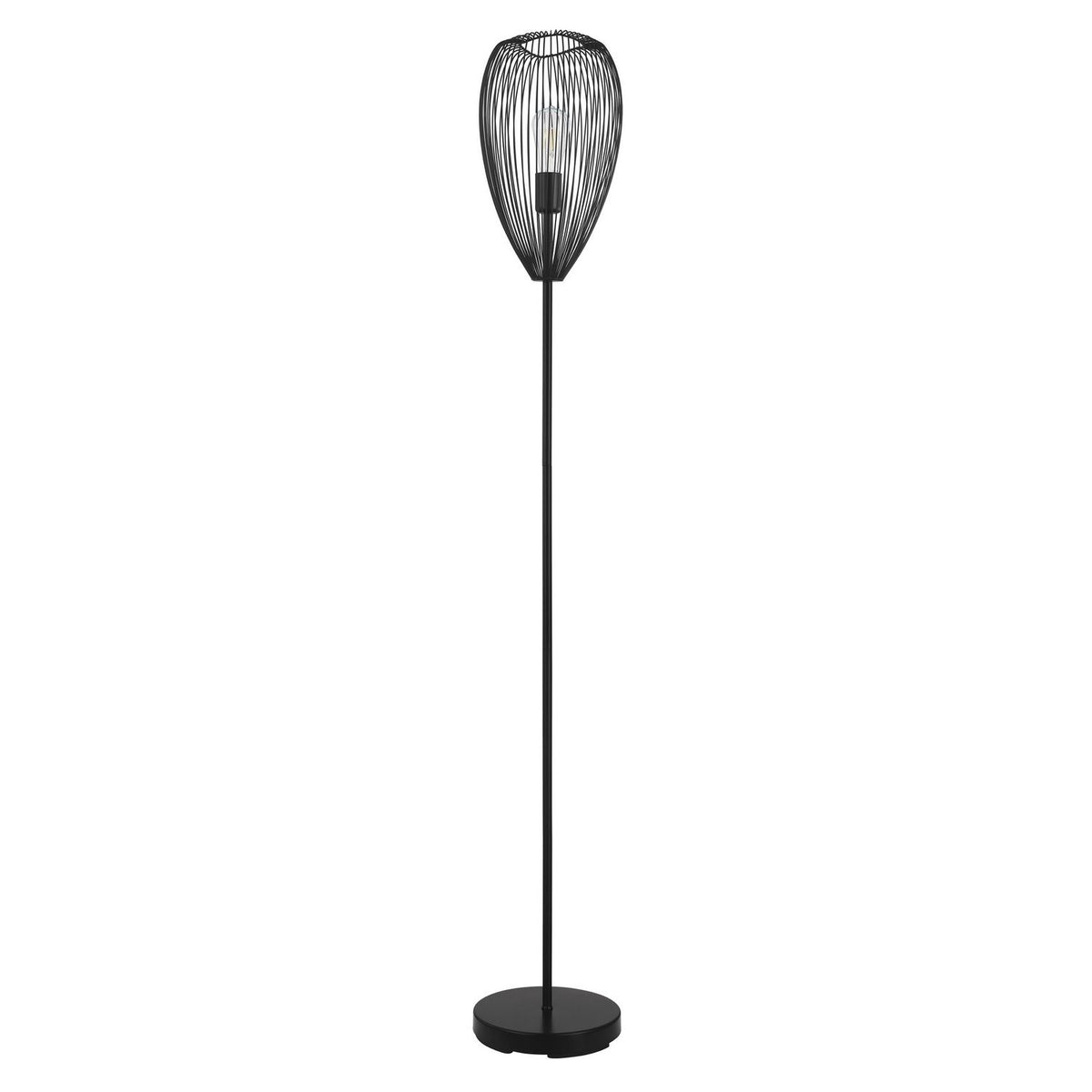 Eglo Canada - 49145A - One Light Floor Lamp - Clevedon - Black