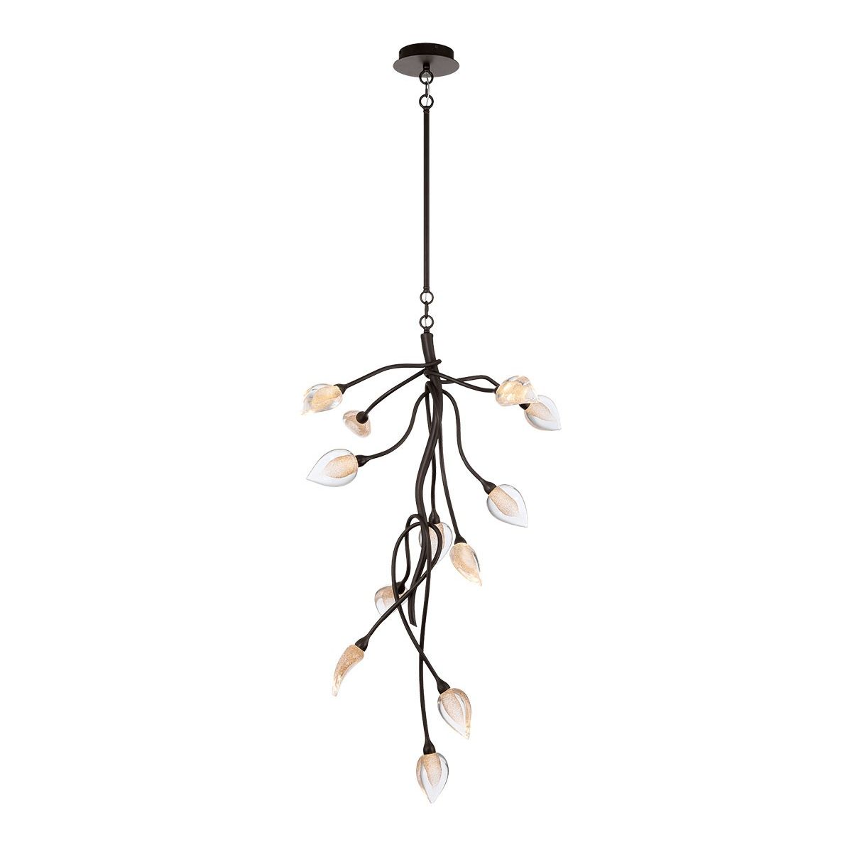 Lib & Co. Canada - 12307-043 - LED Chandelier - Modena - Black with gold accent