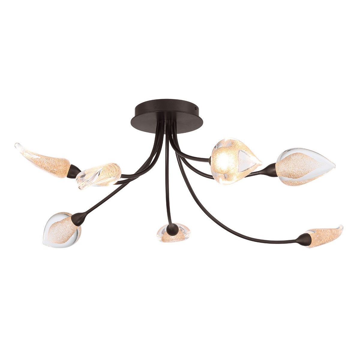 Lib & Co. Canada - 12310-043 - LED Ceiling Mount - Modena - Black with gold accent