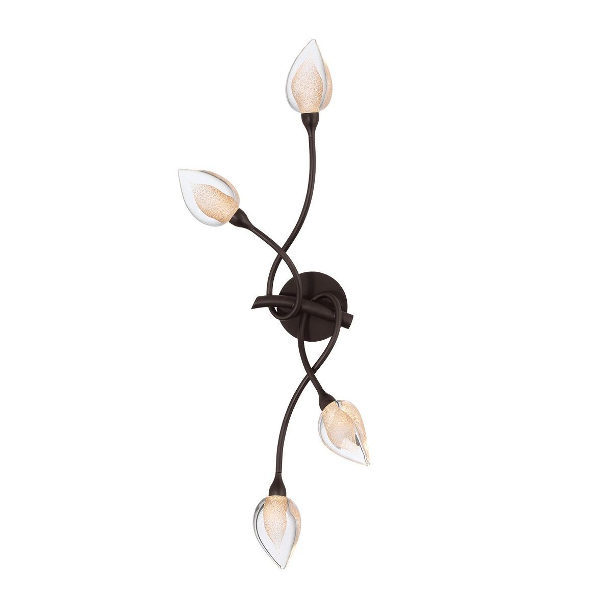 Lib & Co. Canada - 12312-043 - LED Wall Mount - Modena - Black with gold accent
