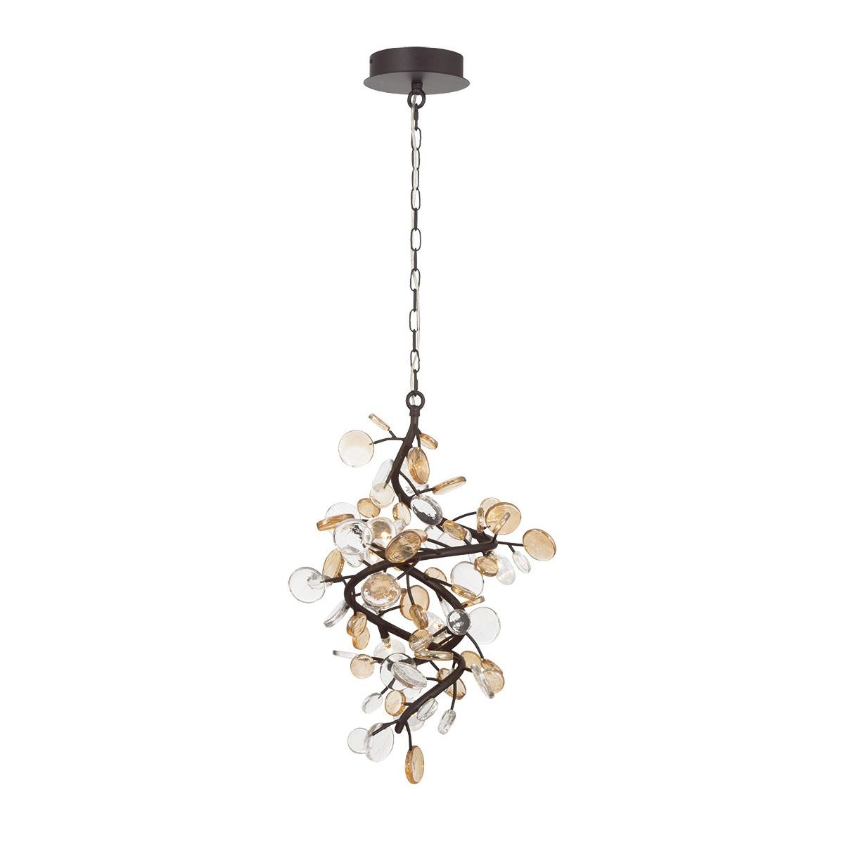 Lib & Co. Canada - 12325-043 - LED Pendant - Pisa - Black with gold accent