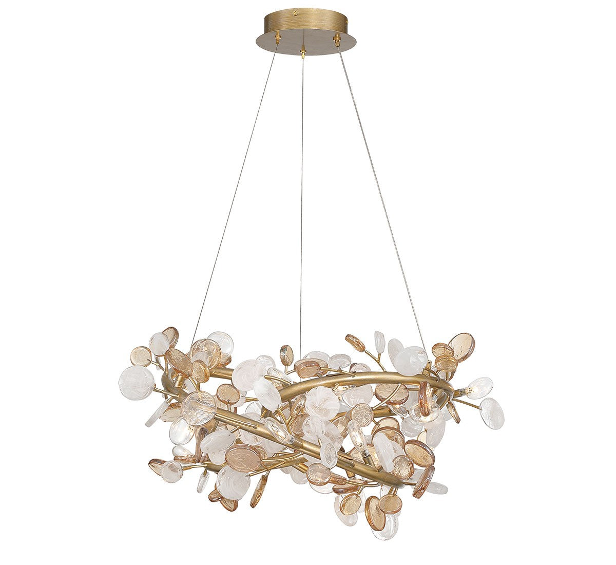 Lib & Co. Canada - 12326-057 - LED Chandelier - Pisa - Antique gold