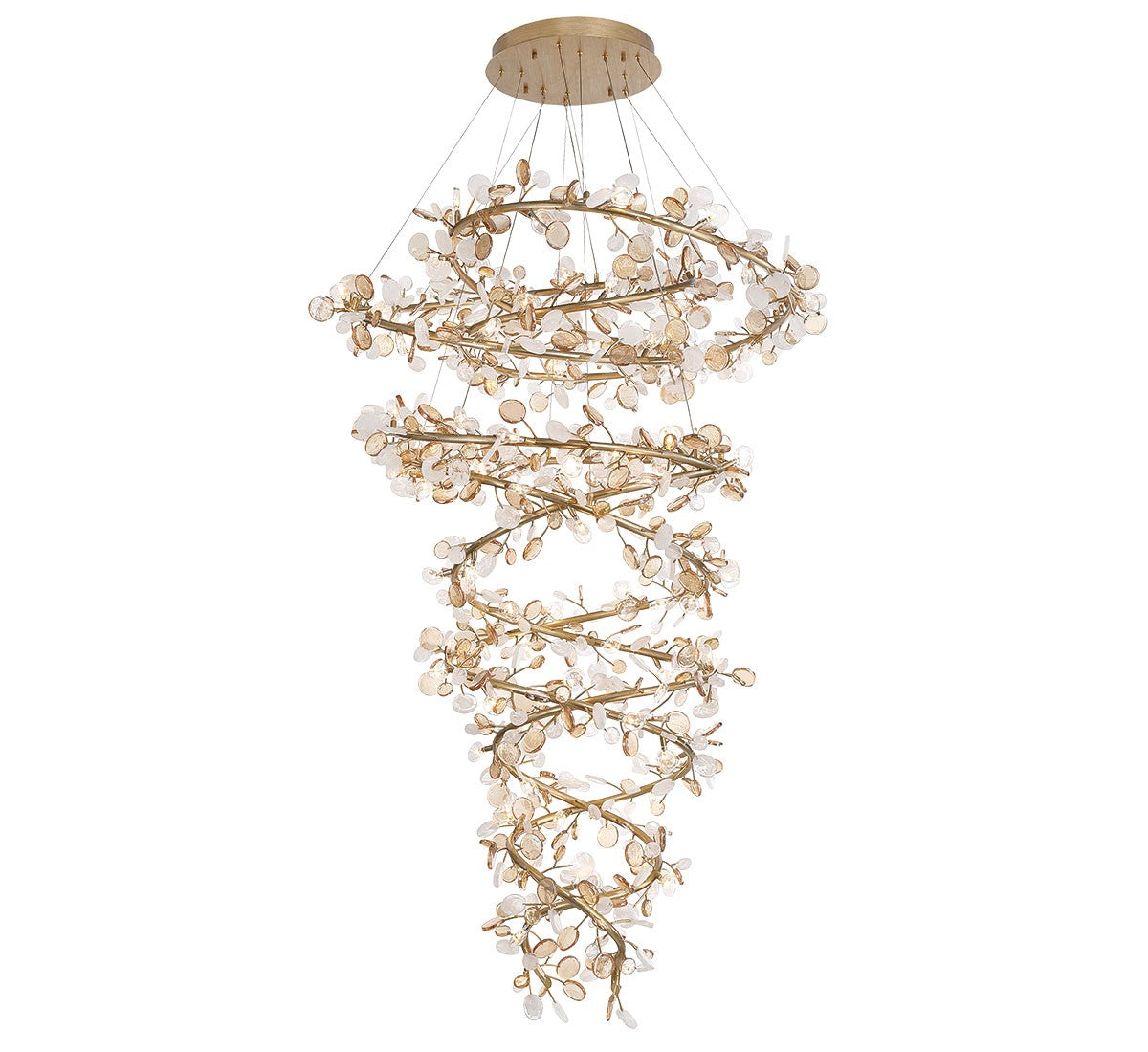 Lib & Co. Canada - 12328-057 - LED Chandelier - Pisa - Antique gold