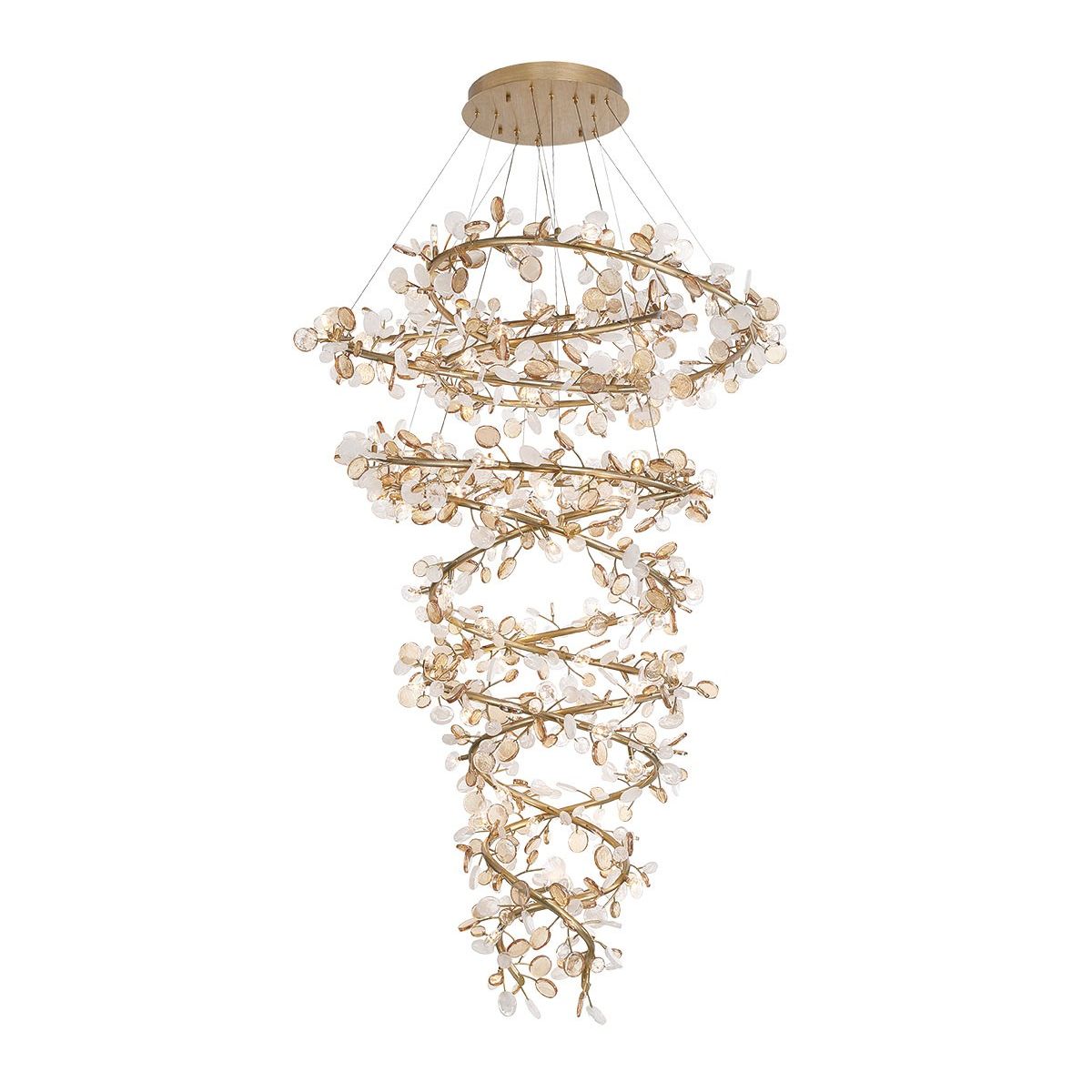 Lib & Co. Canada - 12328-057 - LED Chandelier - Pisa - Antique gold