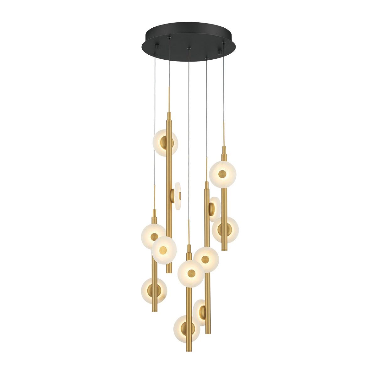 Lib & Co. Canada - 12360-02 - LED Chandelier - Etna - Black