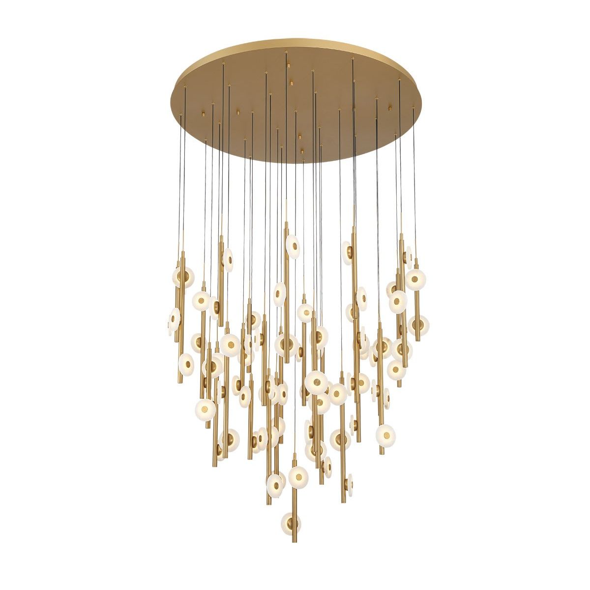 Lib & Co. Canada - 12363-030 - LED Chandelier - Etna - Painted antique brass