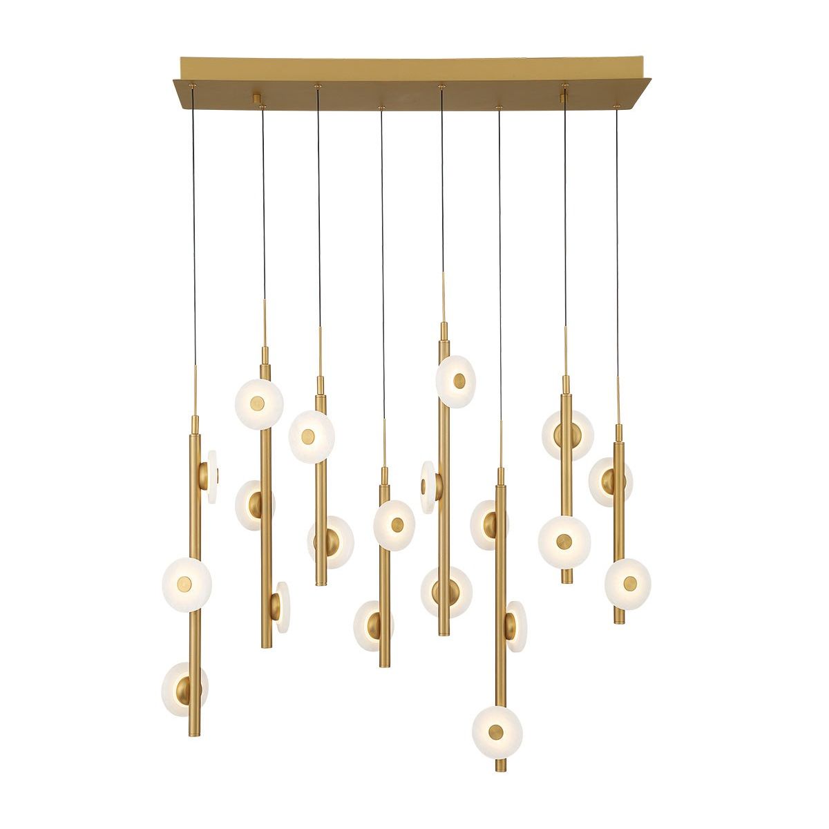 Lib & Co. Canada - 12365-030 - LED Chandelier - Etna - Painted antique brass