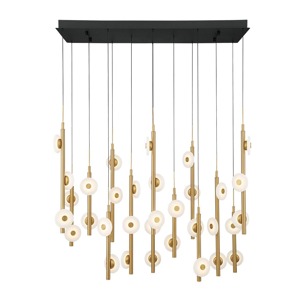 Lib & Co. Canada - 12366-02 - LED Chandelier - Etna - Black