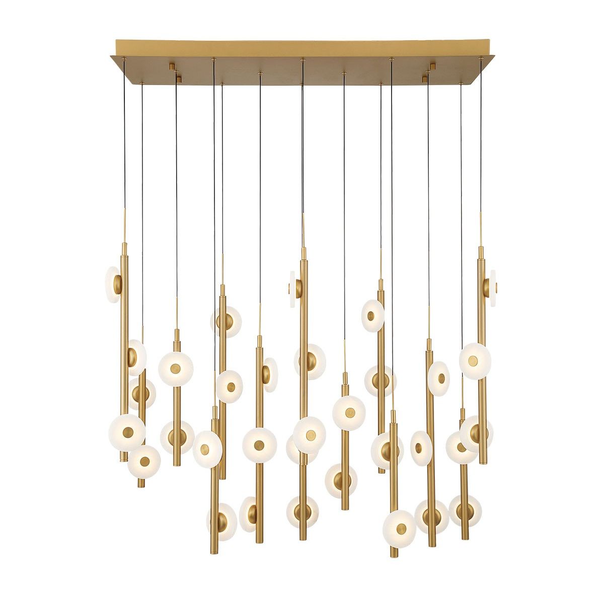 Lib & Co. Canada - 12366-030 - LED Chandelier - Etna - Painted antique brass