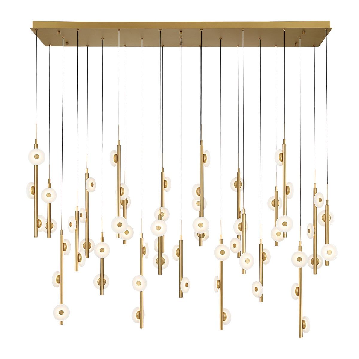 Lib & Co. Canada - 12368-030 - LED Chandelier - Etna - Painted antique brass