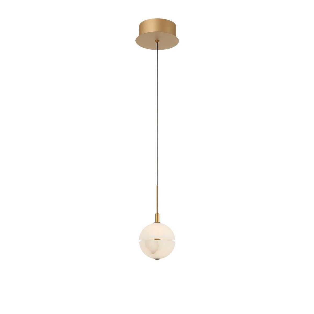 Lib & Co. Canada - 12369-030 - LED Suspension - Corfou - Laiton antique peint