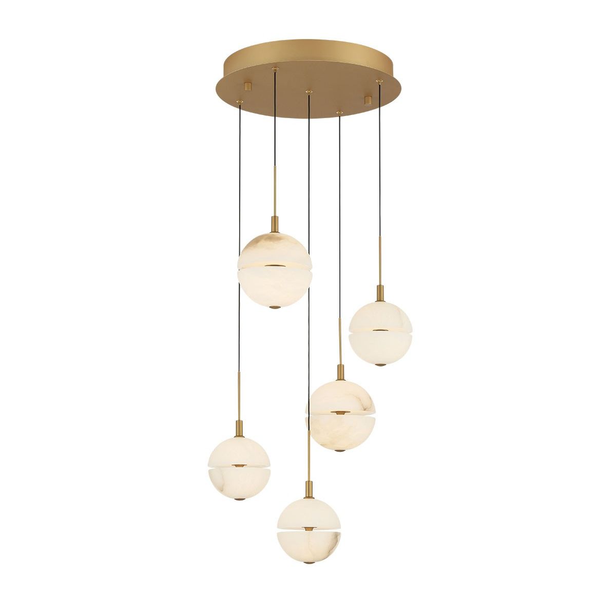 Lib & Co. Canada - 12371-030 - LED Chandelier - Corfu - Painted antique brass