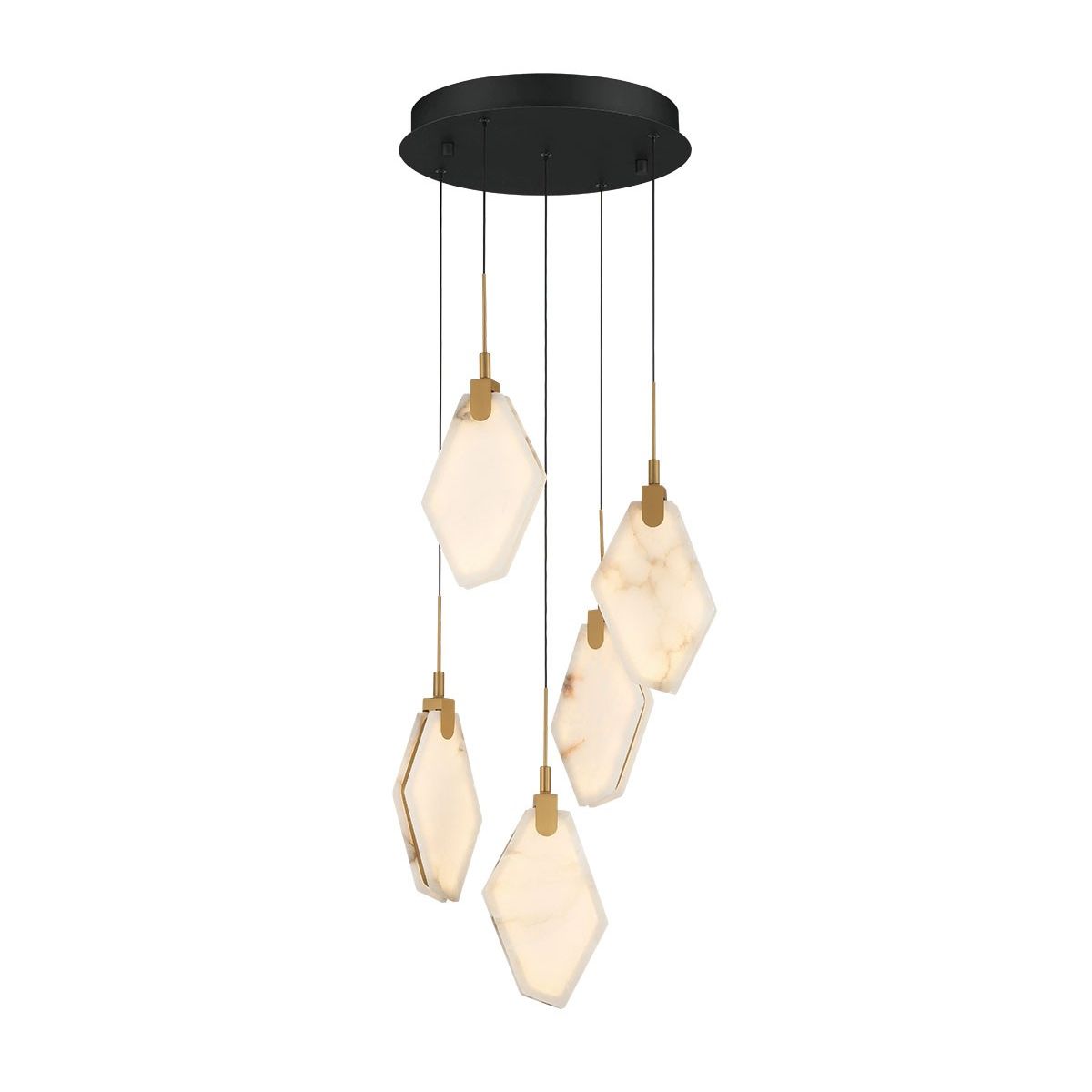 Lib & Co. Canada - 12382-02 - LED Chandelier - Kosmos - Black