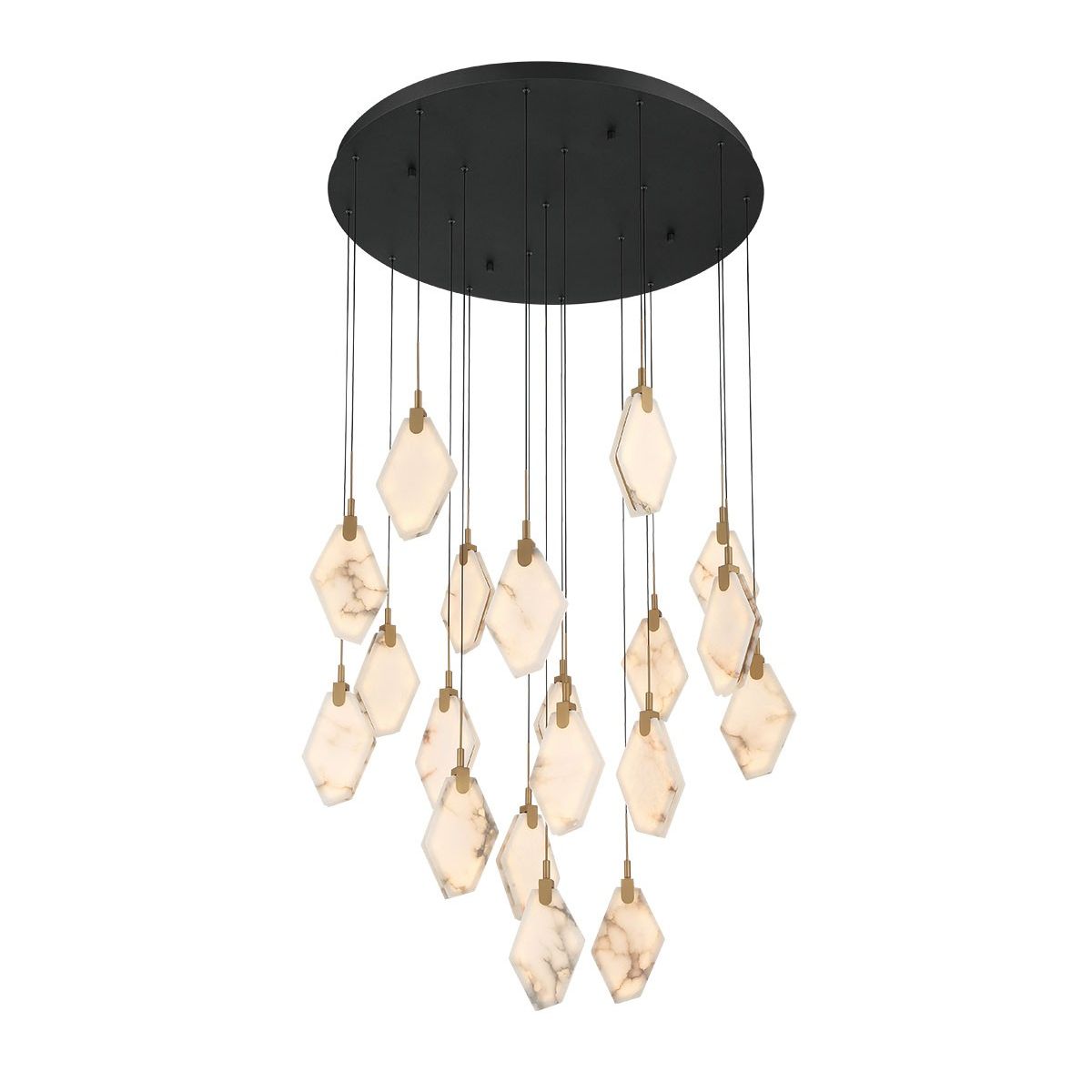 Lib & Co. Canada - 12384-02 - LED Chandelier - Kosmos - Black