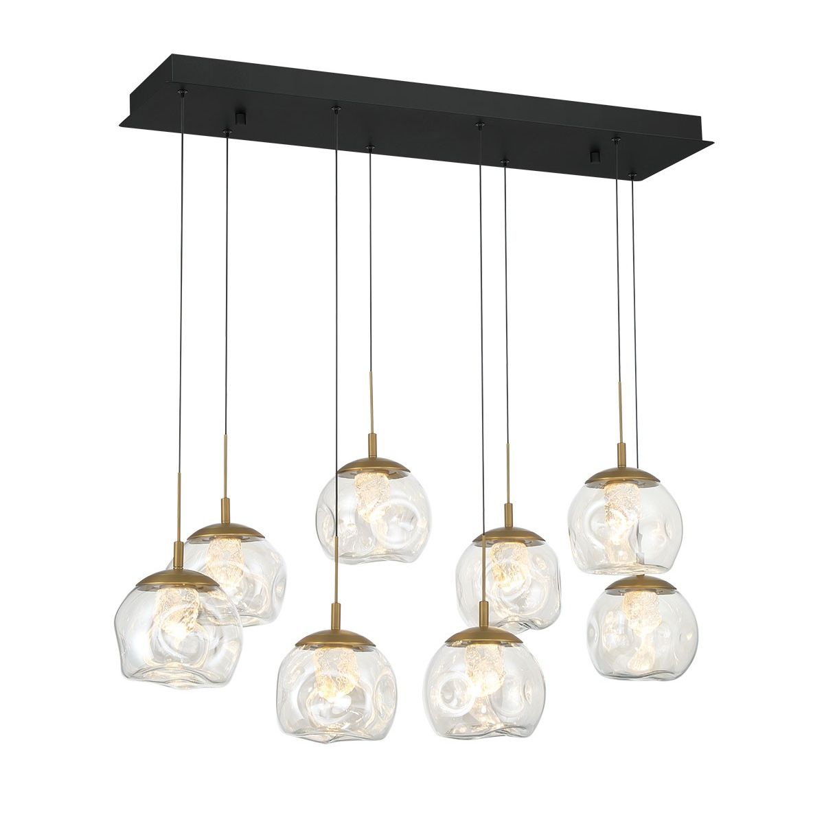 Lib & Co. Canada - 12445-02 - LED Chandelier - Camerino - Matte black