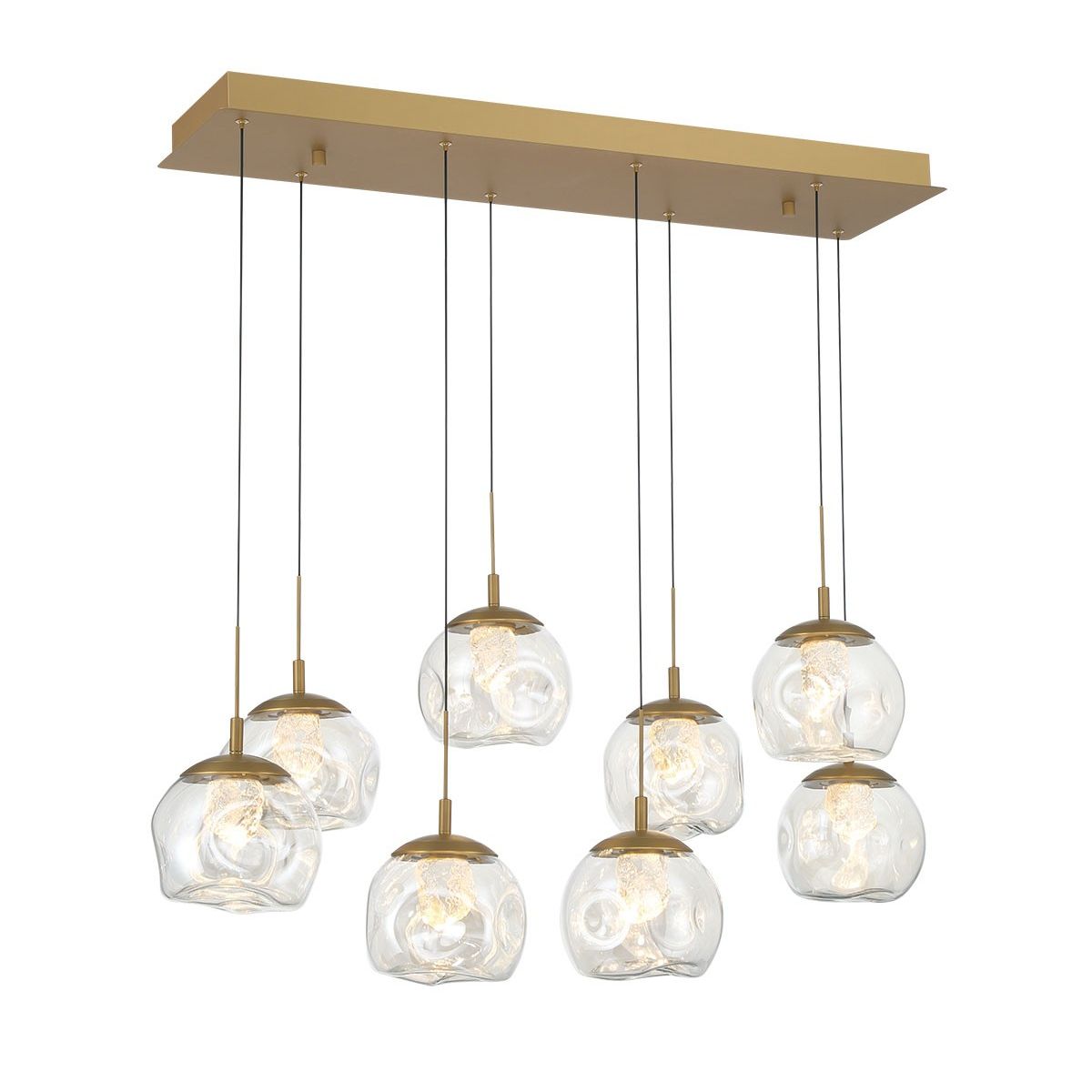 Lib & Co. Canada - 12445-030 - LED Chandelier - Camerino - Painted antique brass