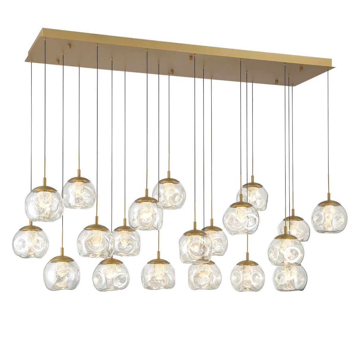 Lib & Co. Canada - 12447-030 - LED Chandelier - Camerino - Painted antique brass