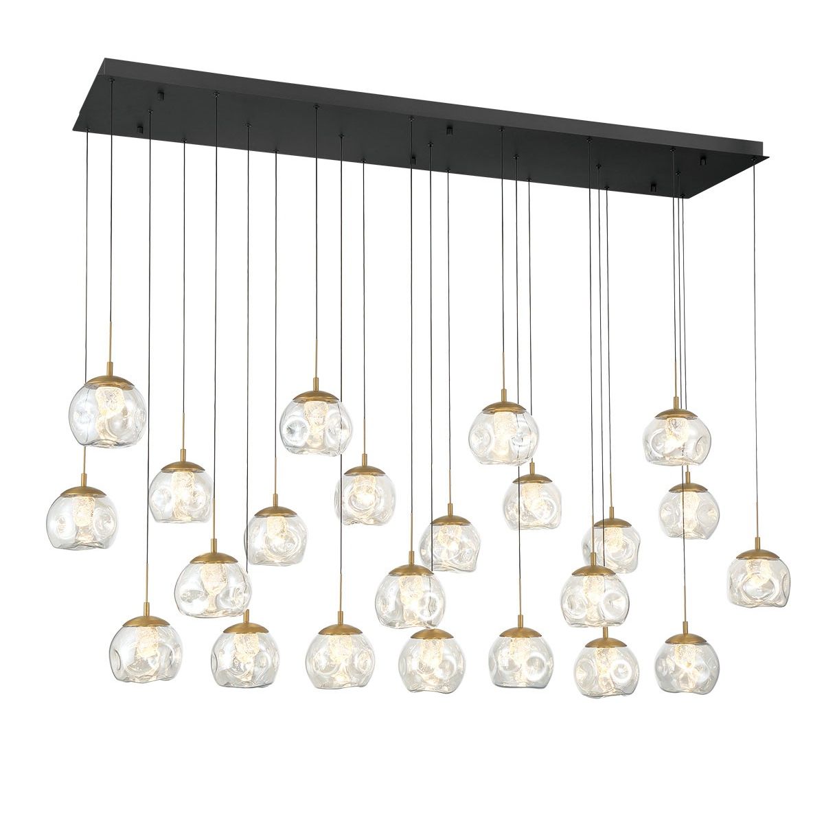 Lib & Co. Canada - 12448-02 - LED Chandelier - Camerino - Matte black