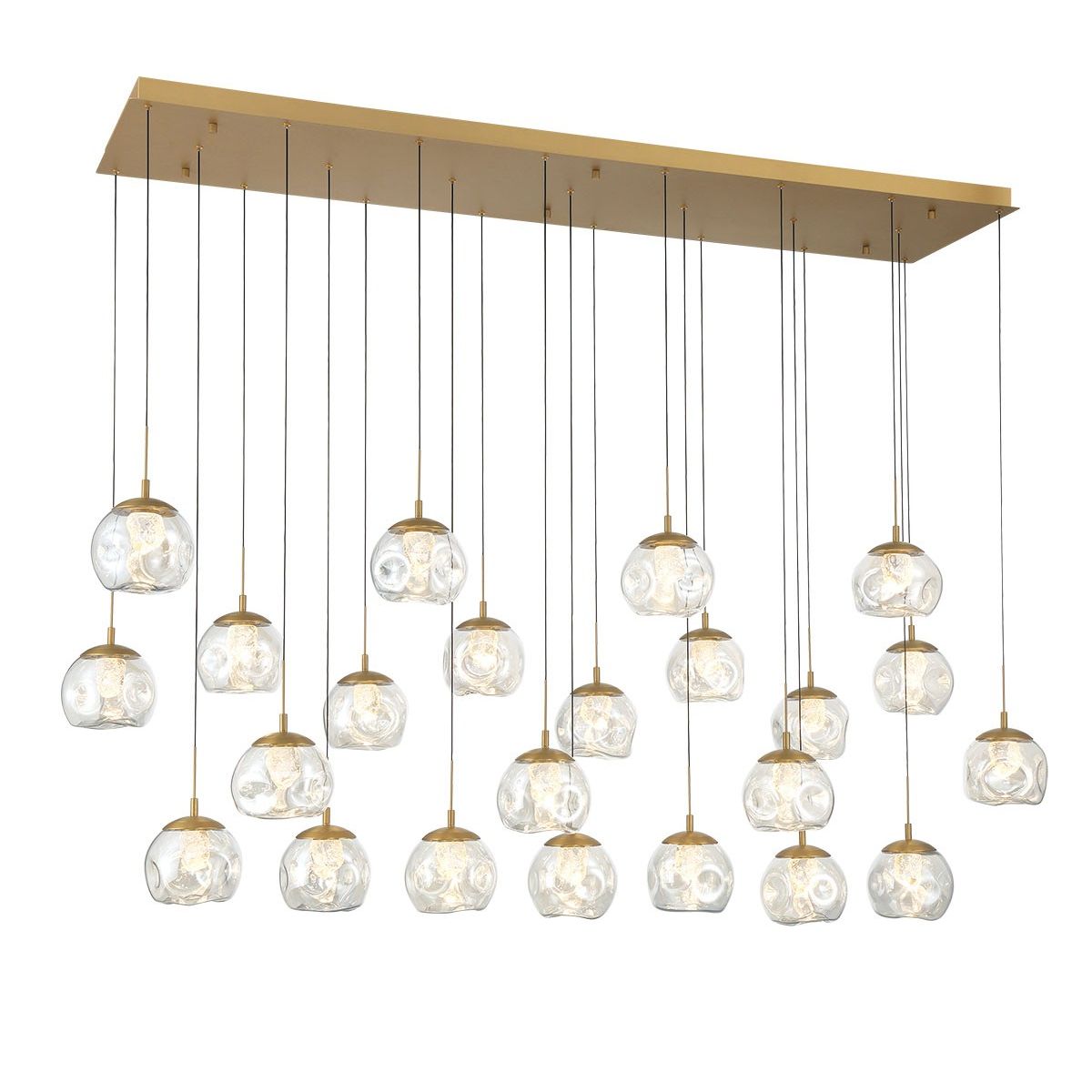 Lib & Co. Canada - 12448-030 - LED Chandelier - Camerino - Painted antique brass