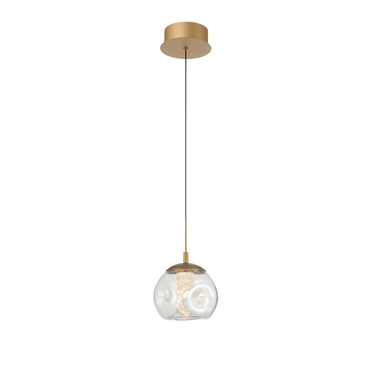 Lib & Co. Canada - 12438-030 - LED Pendant - Camerino - Painted antique brass