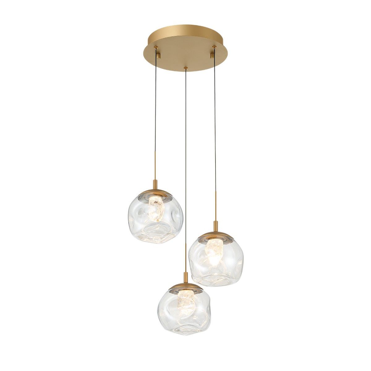 Lib & Co. Canada - 12439-030 - LED Pendant - Camerino - Painted antique brass