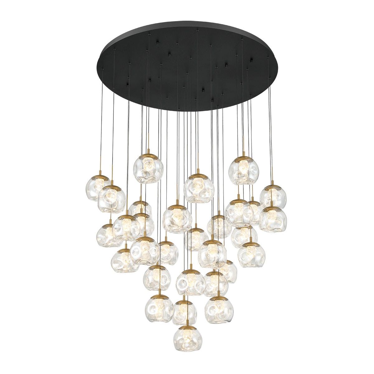 Lib & Co. Canada - 12443-02 - LED Chandelier - Camerino - Matte black