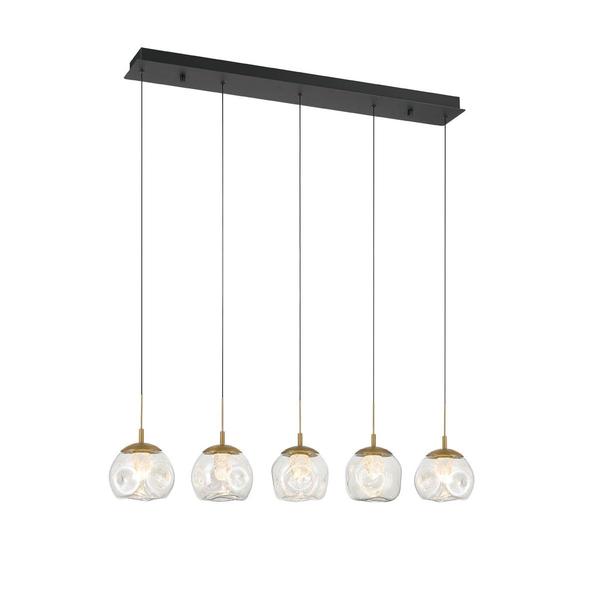 Lib & Co. Canada - 12444-02 - LED Chandelier - Camerino - Matte black
