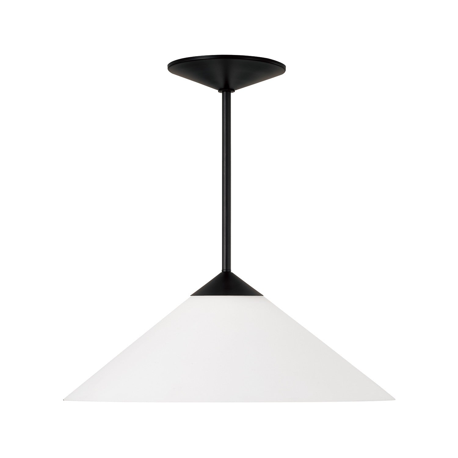 Éclairage Capital - 359111MB - Une lampe Suspension - Gatsby - Noir mat