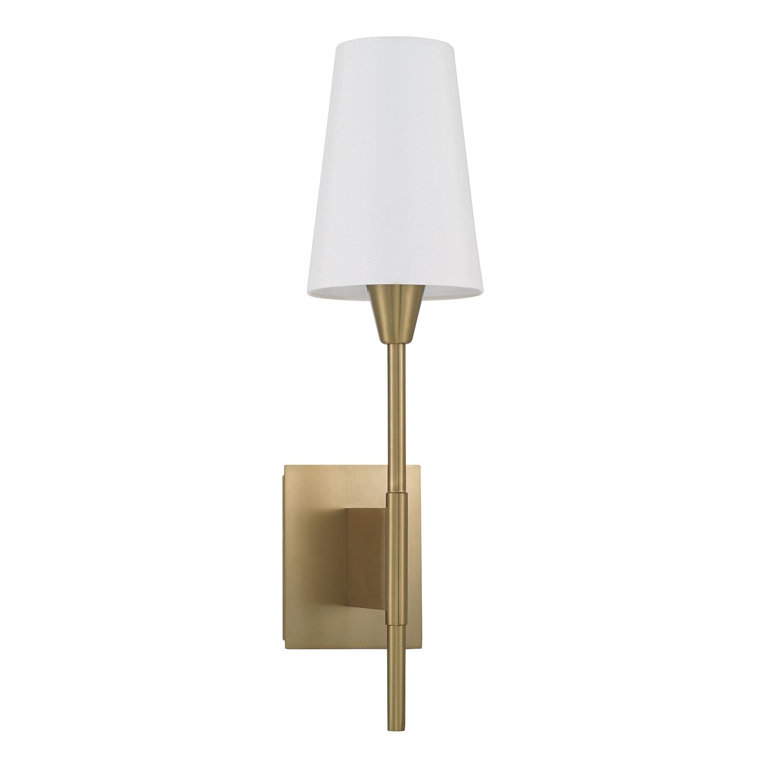 Éclairage Capital - 660811AD-718 - Une lampe Murale - Leland - Laiton vieilli