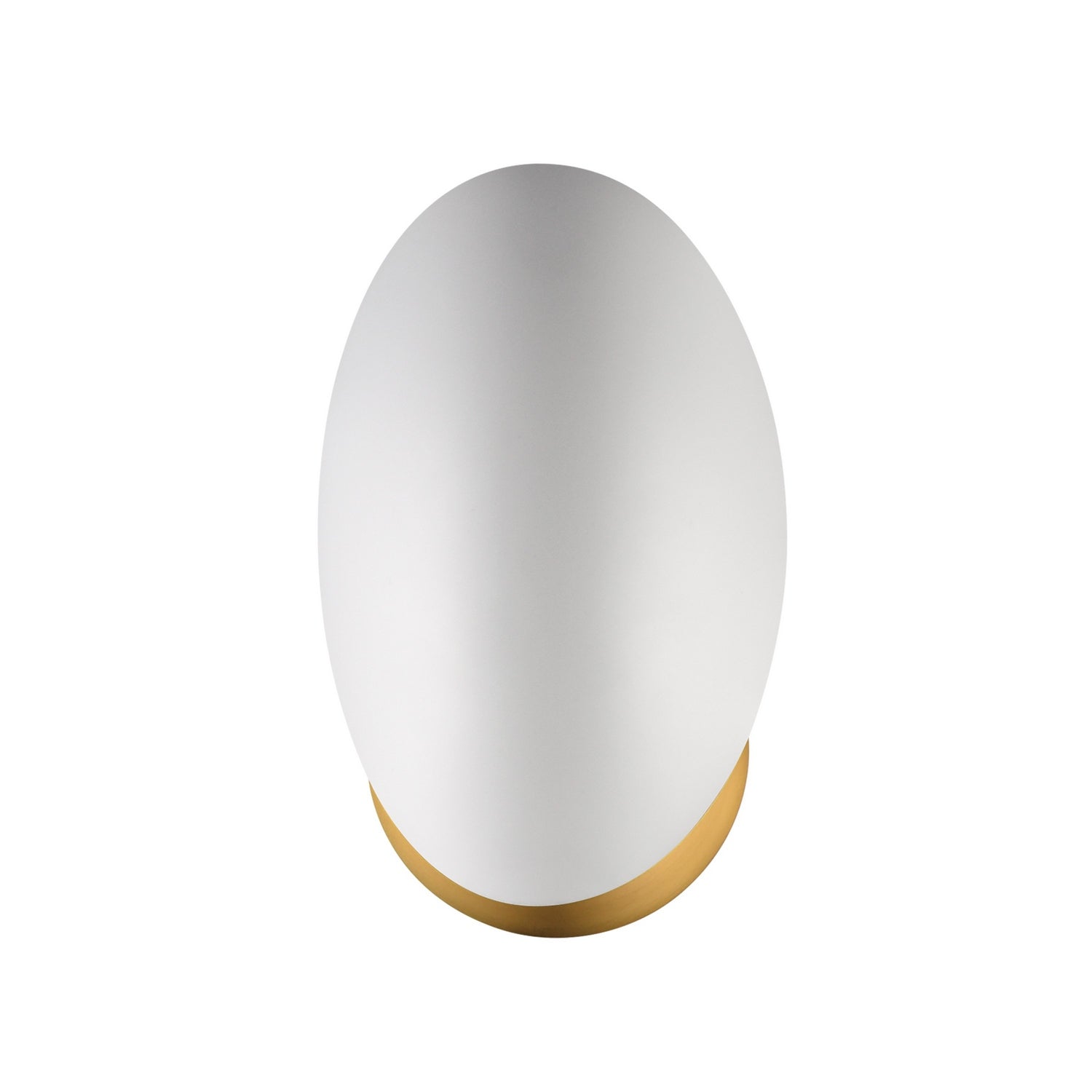 Maxim Lighting 10821WTNAB Maris Wall Sconce in White/Natural Aged Brass