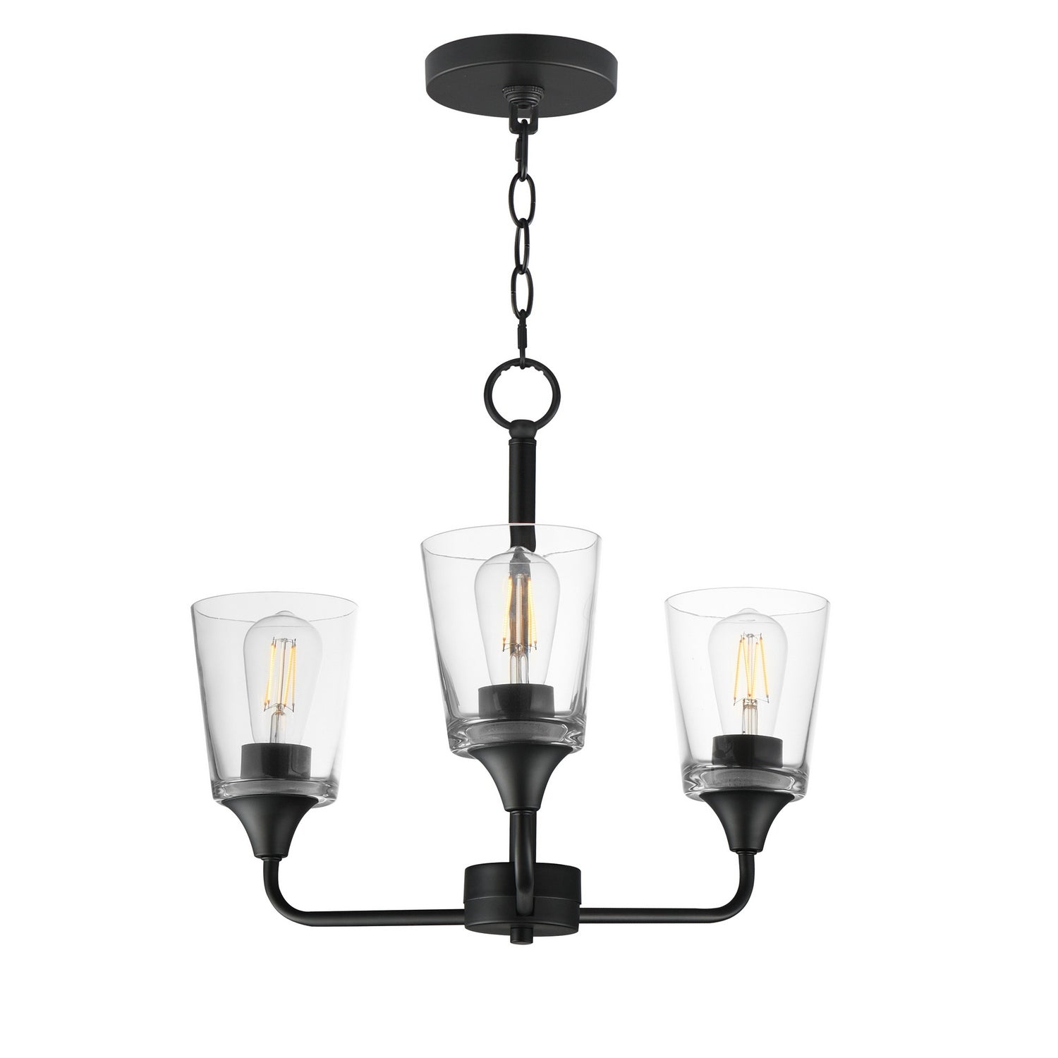 Maxim Lighting 12873CLBK Hudson Chandelier in Black