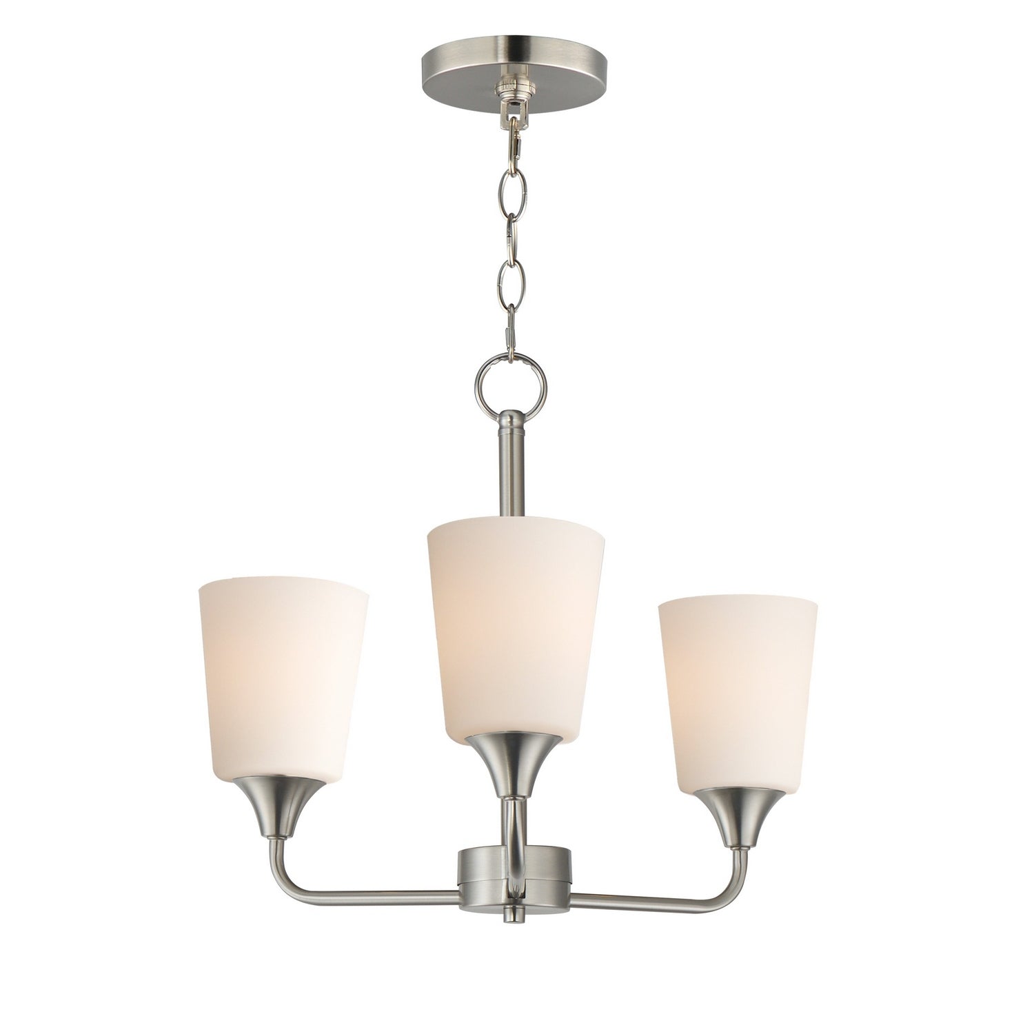 Maxim Lighting 12873SWSN Hudson Chandelier in Satin Nickel