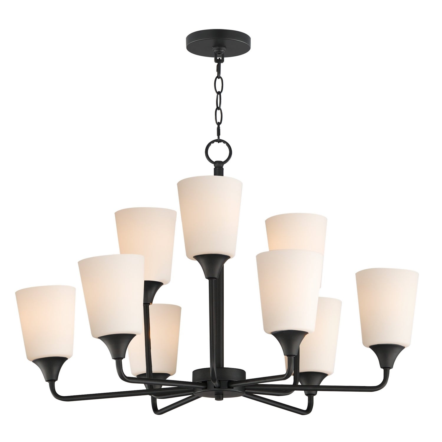 Maxim Lighting 12879SWBK Hudson Chandelier in Black