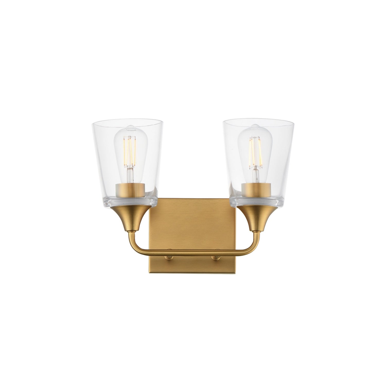 Maxim Lighting 12882CLNAB Hudson Bath Vanity in Natural Aged Brass