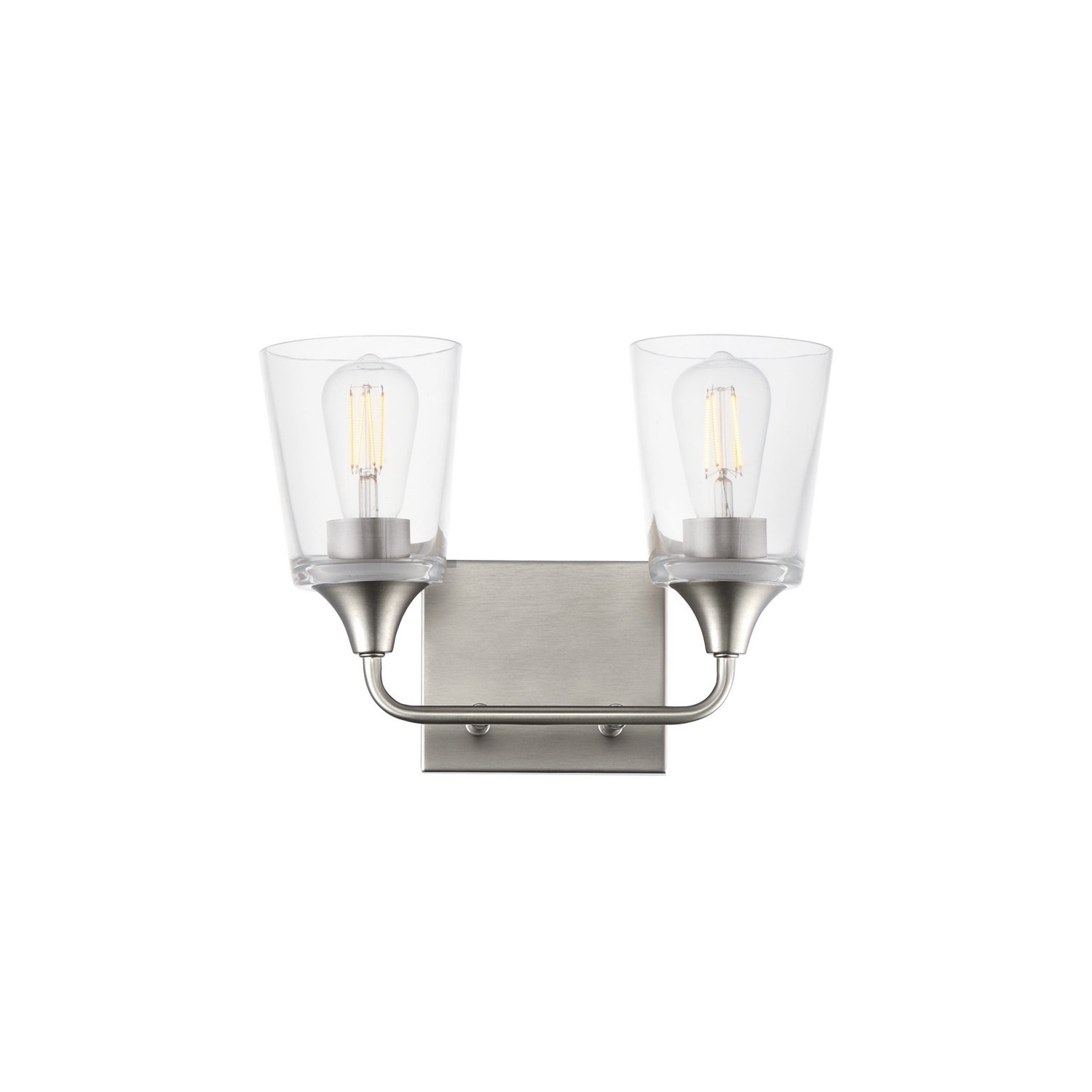Maxim Lighting 12882CLSN Hudson Bath Vanity in Satin Nickel