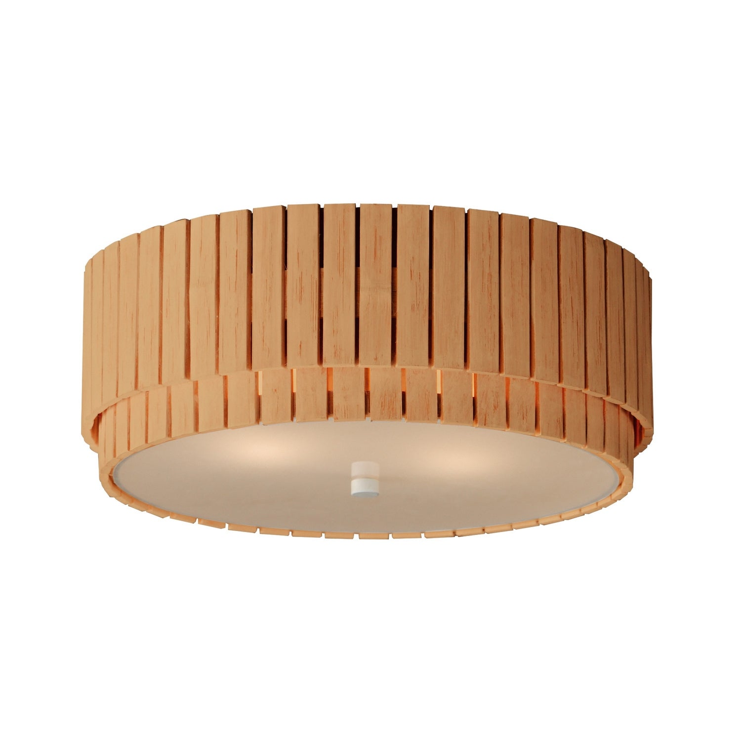Maxim Lighting 14459NANAB Satori Flush Mount in Natural Aged Brass