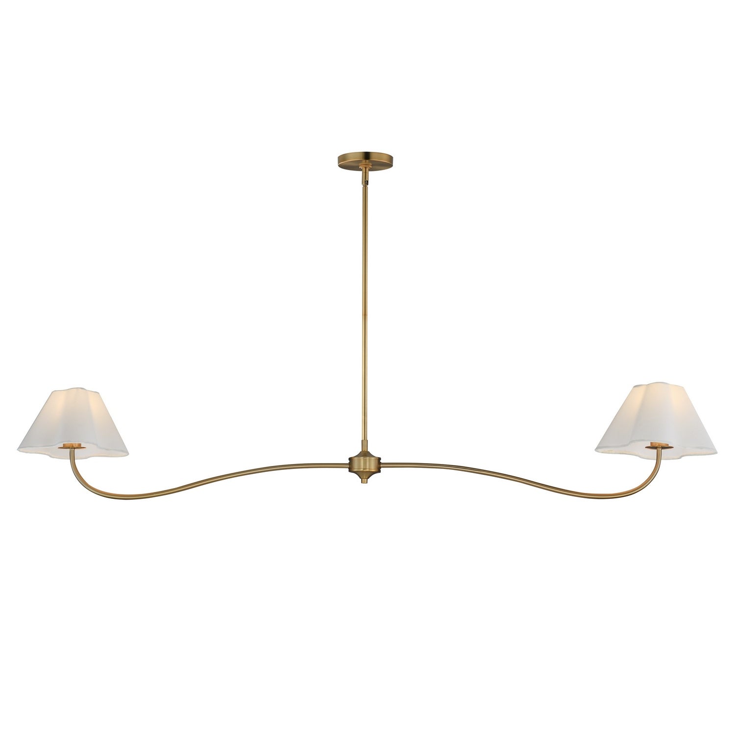 Maxim Lighting 18102WTNAB Saxon Pendant in Natural Aged Brass